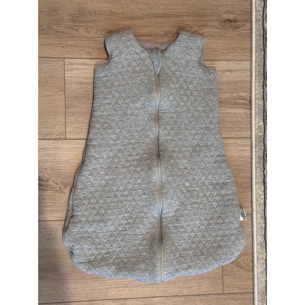 Yoofoss Baby Sleep Sack Quilted Cotton Wearable Blanket Gray 6-12 Months Medium